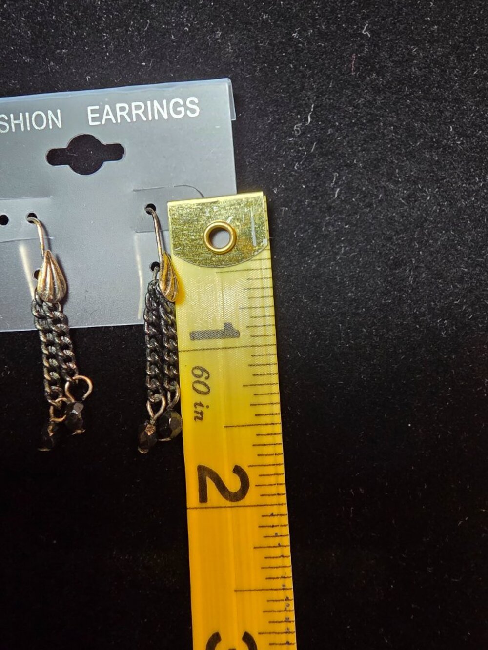 Chain Drop Earrings - Picture 3 of 5